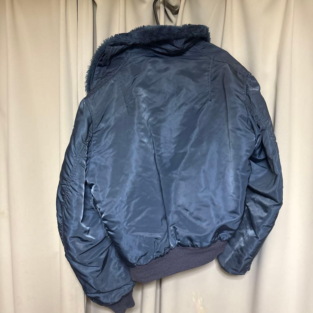 90s 50s復刻 ALPHA b-15c フライトジャケット 襟ボア MOD