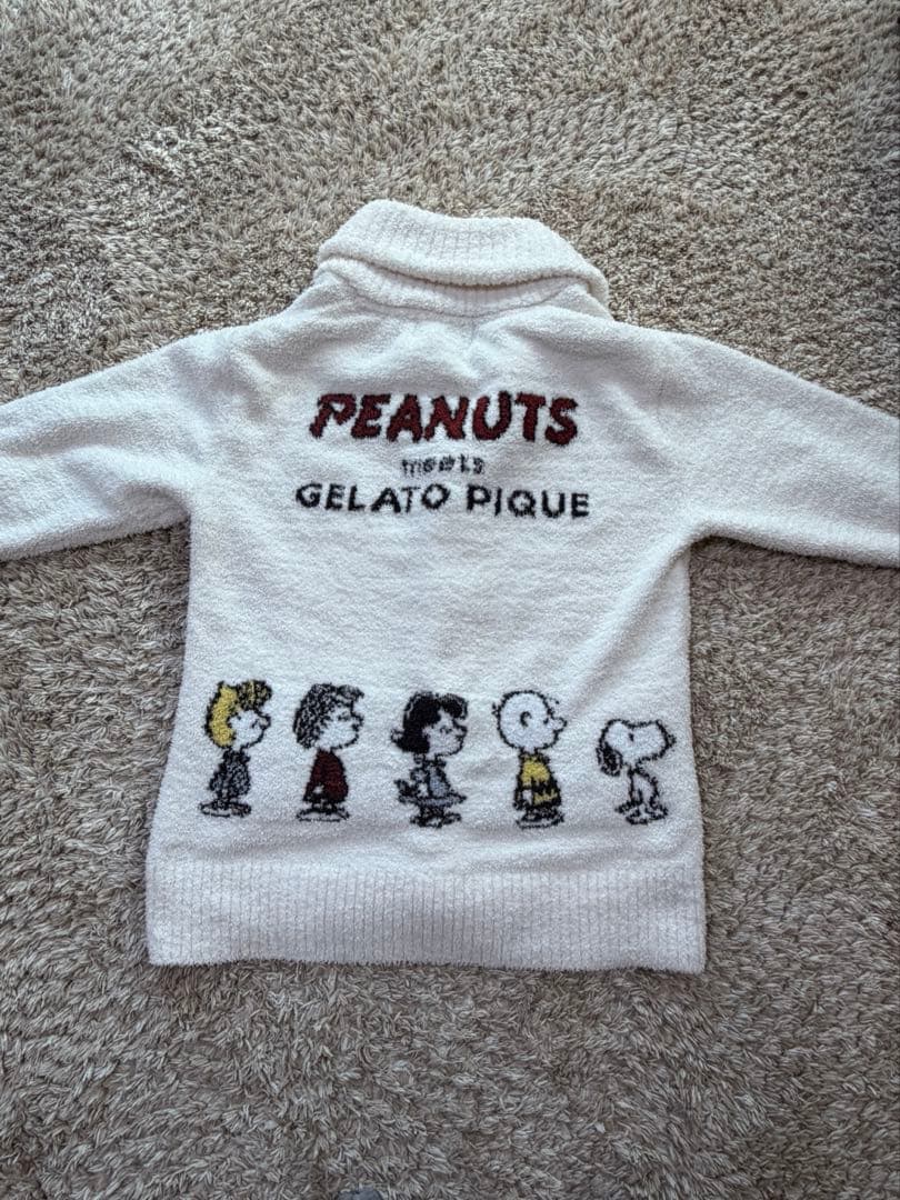 PEANUTS GELATO PIQUE ボアカーディガン