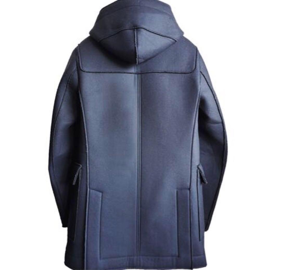 EMPORIO ARMANI ネイビー ダッフルコート フード 紺 青