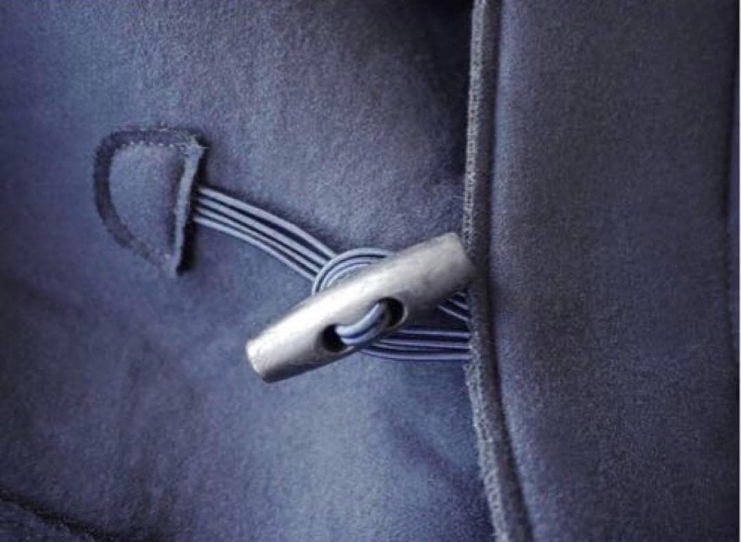 EMPORIO ARMANI ネイビー ダッフルコート フード 紺 青