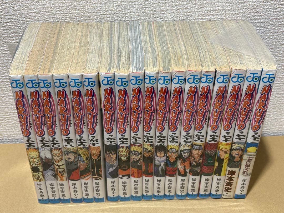 【NRT89p】《状態悪・難有り》NARUTO-ナルト-全72巻完結全巻セット