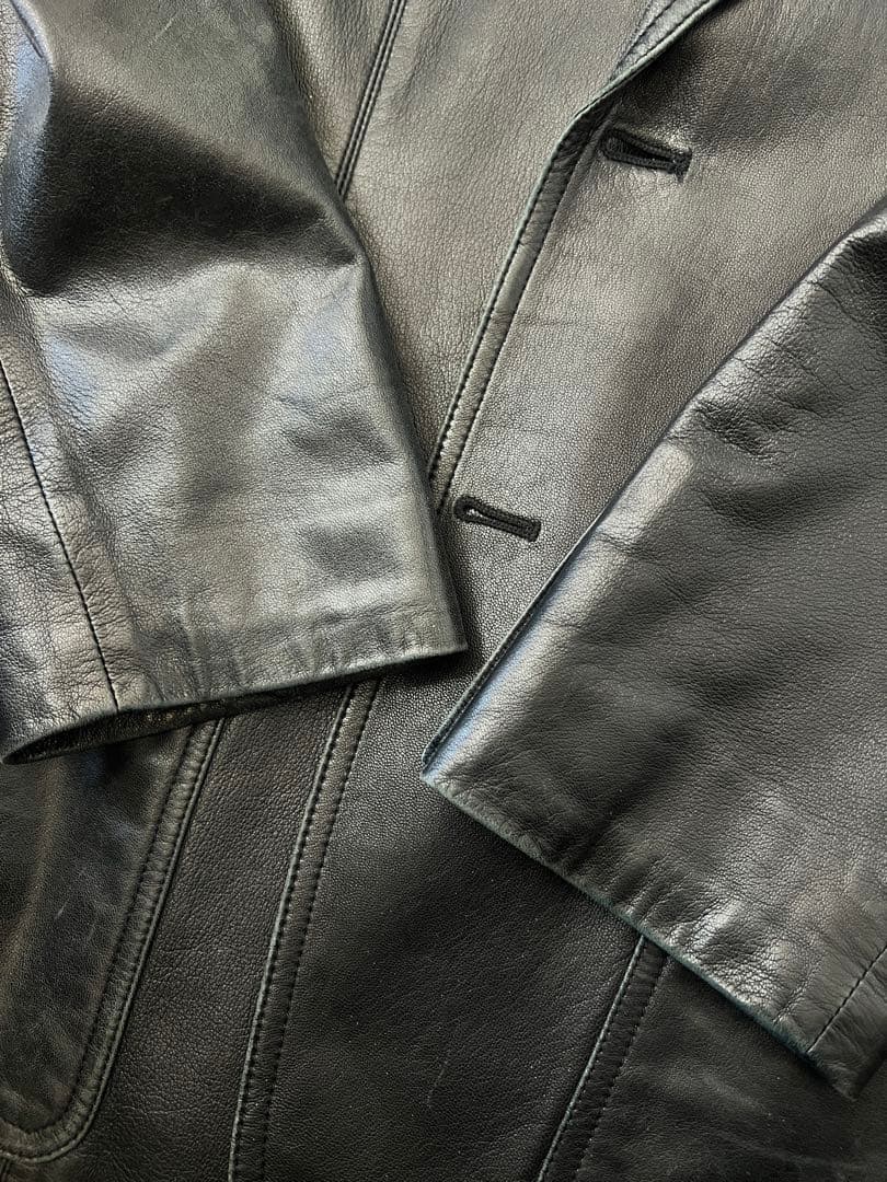 アーカイブ　BURBERRY バーバリー　レザーテーラードジャケット