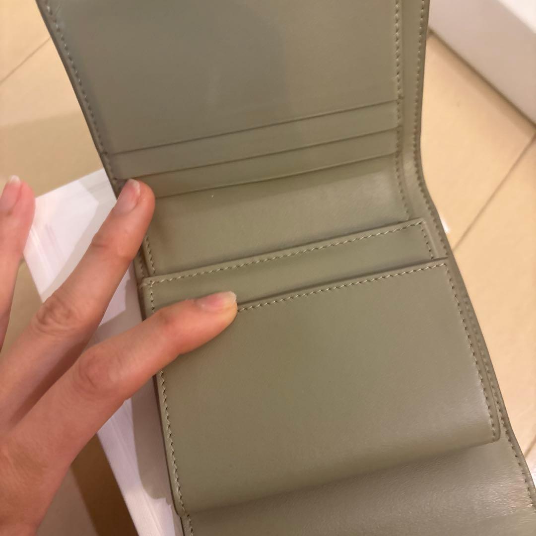 CELINE 三つ折り財布 ミントグリーン