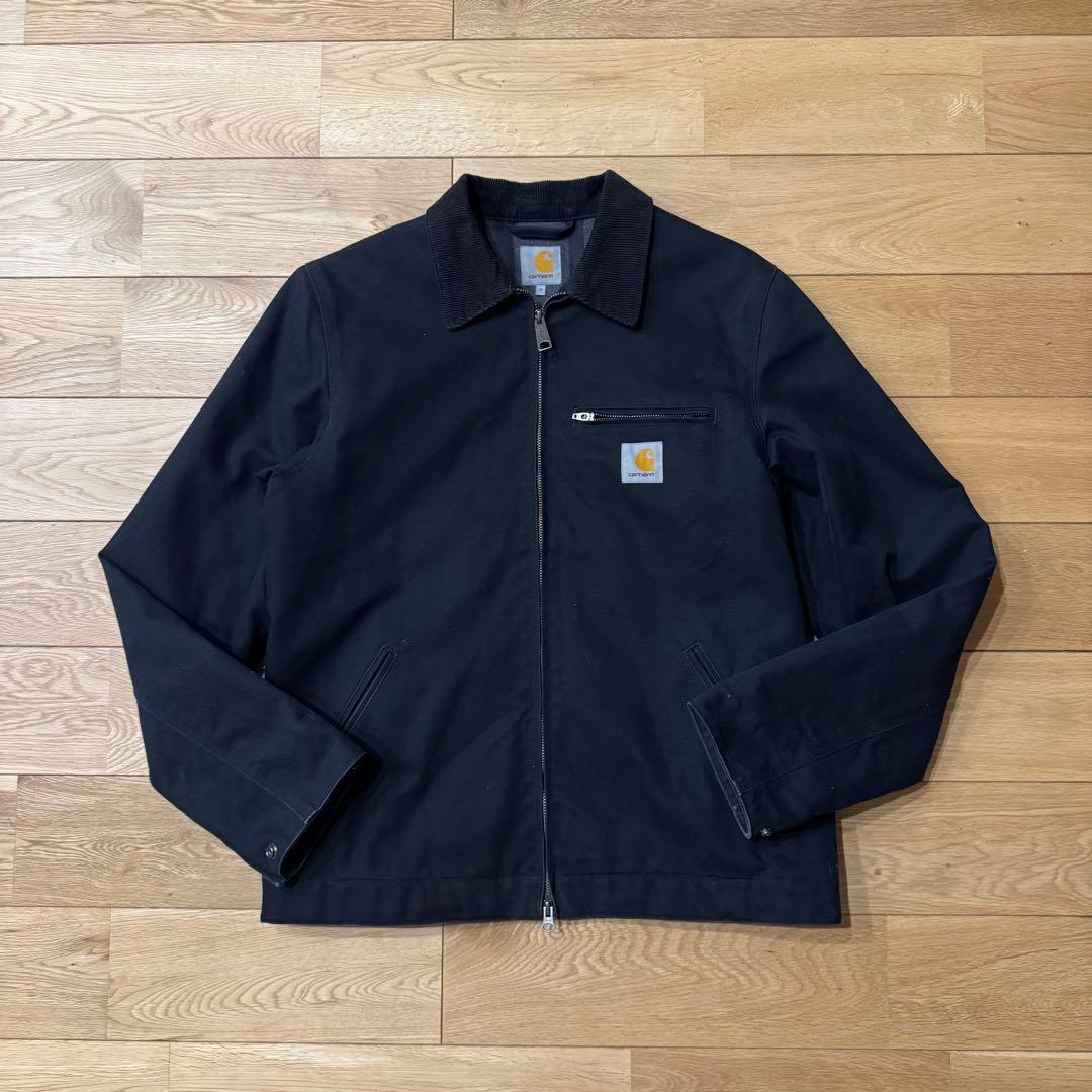 【Carhartt】デトロイトジャケット 裏地ブランケット M ブラック