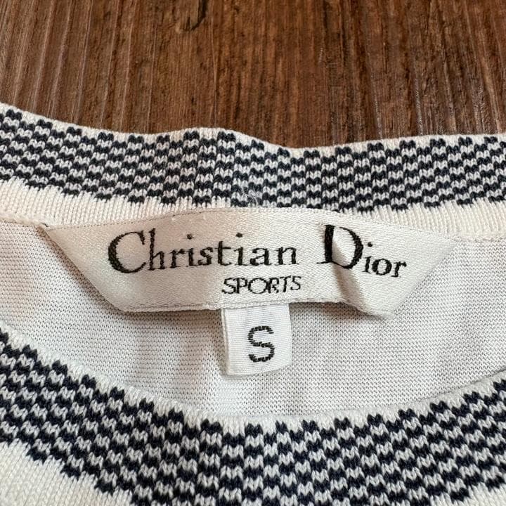 【古着】90s Christian Dior SPORTS Tシャツ 刺繍ロゴ