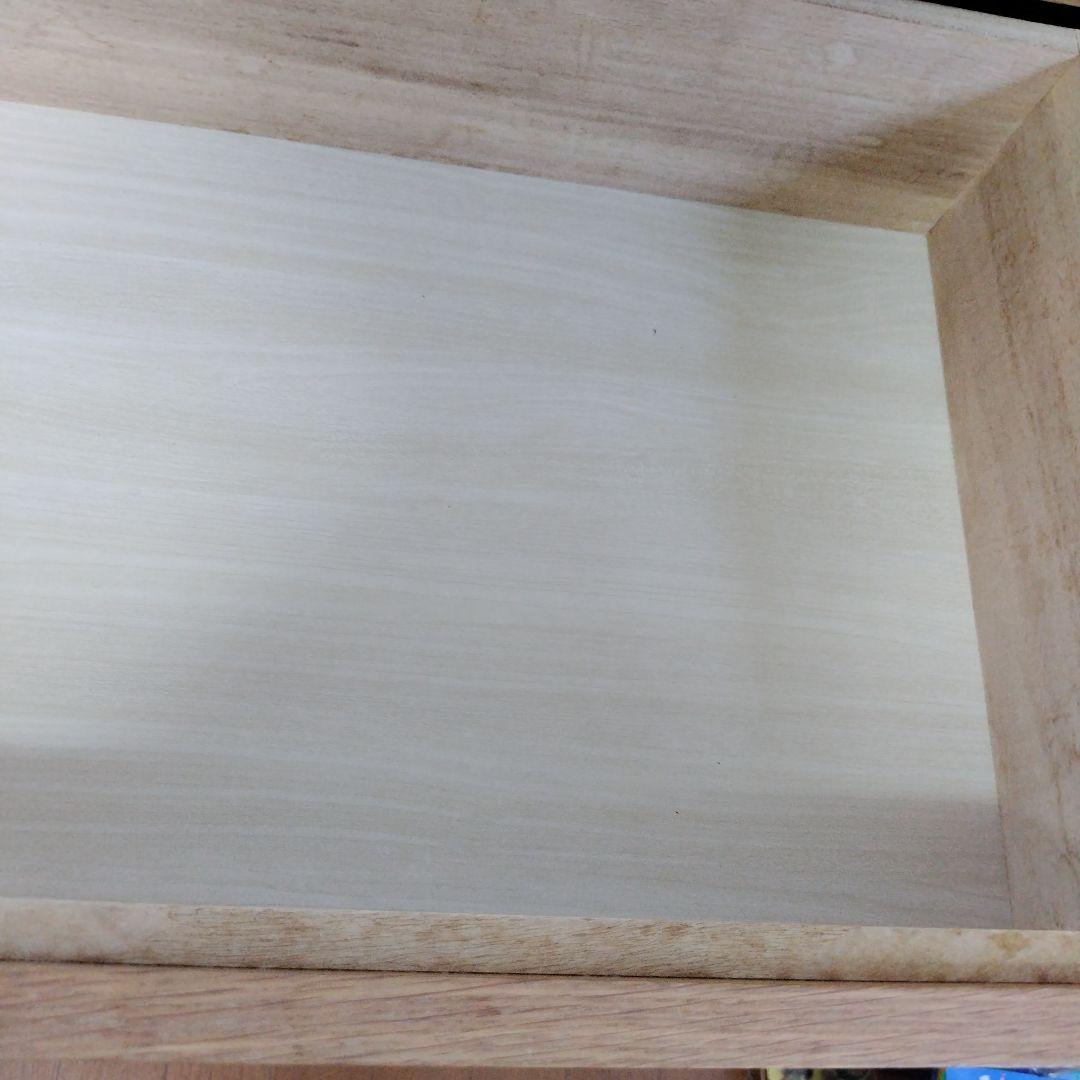 【専用】無印良品　オーク材チェスト　４段　引出し　たんす　脚付き　廃盤品