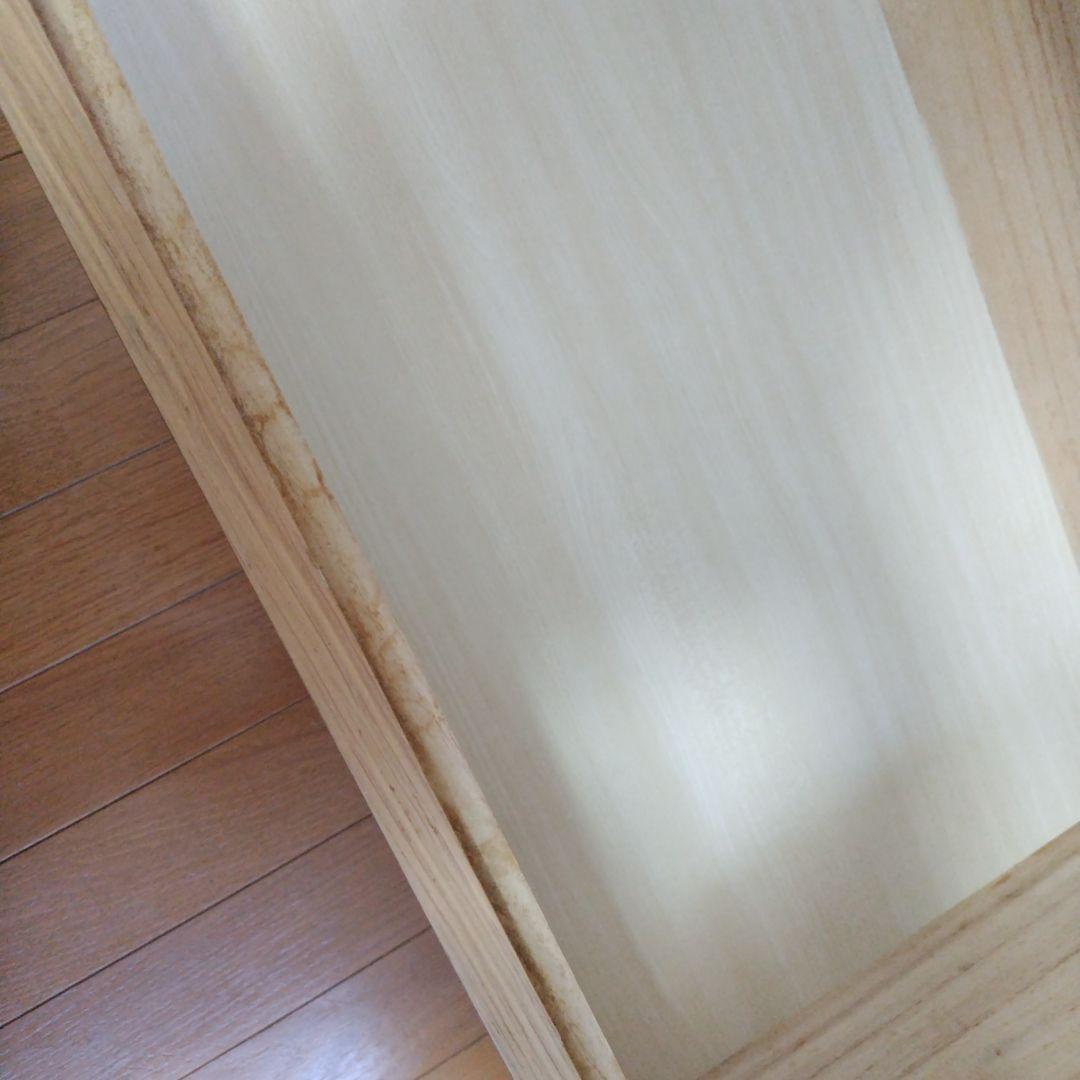 【専用】無印良品　オーク材チェスト　４段　引出し　たんす　脚付き　廃盤品