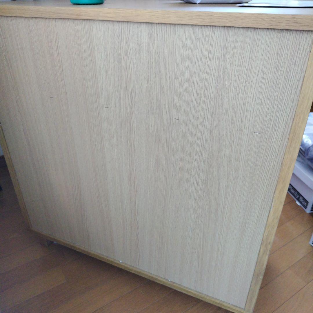 【専用】無印良品　オーク材チェスト　４段　引出し　たんす　脚付き　廃盤品