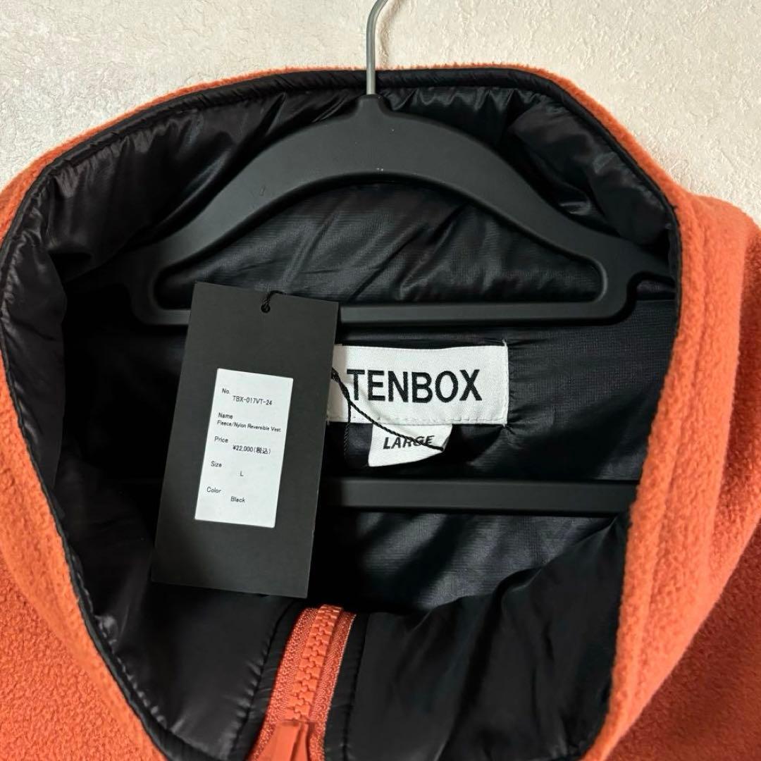 TENBOX テンボックス　フリースベスト　リバーシブル　L