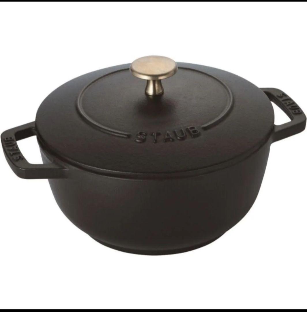 ストウブ Wa-NABE Lサイズ 20cm 鋳物 ホーロー 鍋 IH対応