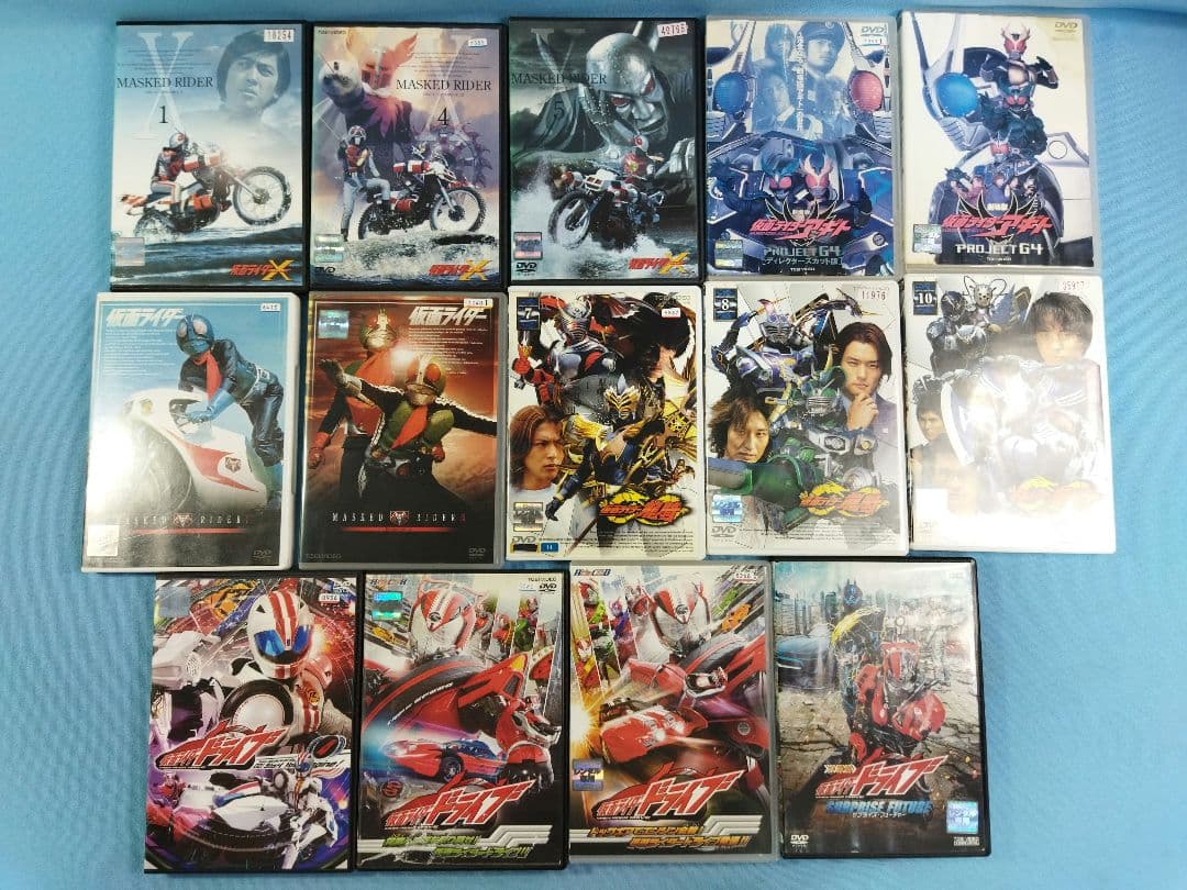 仮面ライダー　レンタルアップ　DVD　約89点　まとめ大量セット