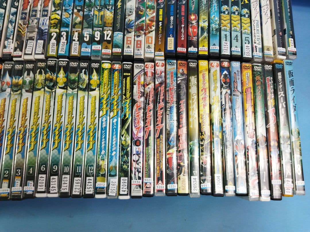 仮面ライダー　レンタルアップ　DVD　約89点　まとめ大量セット