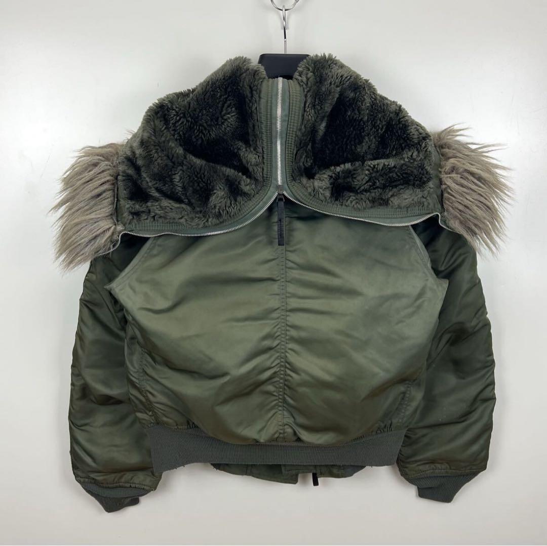 美品 USA 90s ALPHA N-2B M オリーブ グリーン