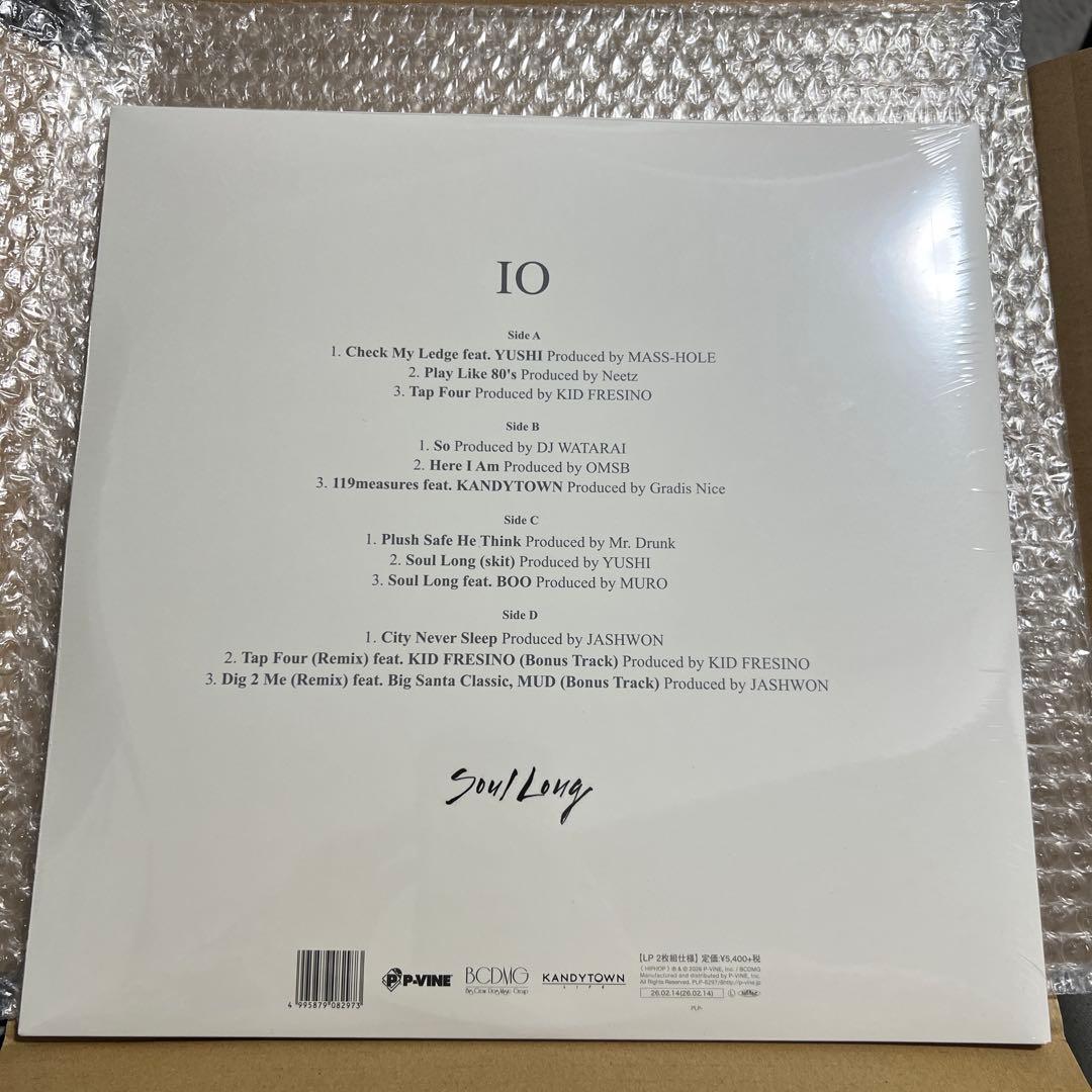 IO　Soul Long　10th アナログレコード　２枚組 180g重量盤