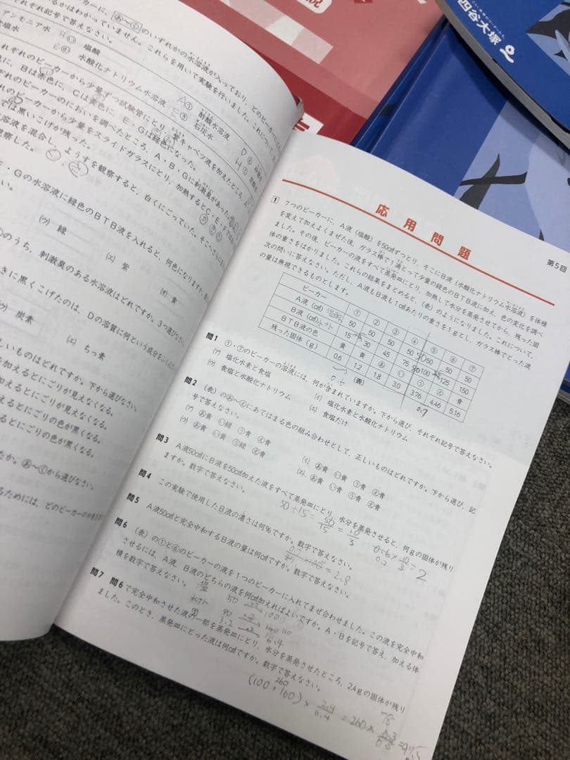 改訂新版　四谷大塚6年予習　国算理社/最難関　上2024年受験　状態おおむね良