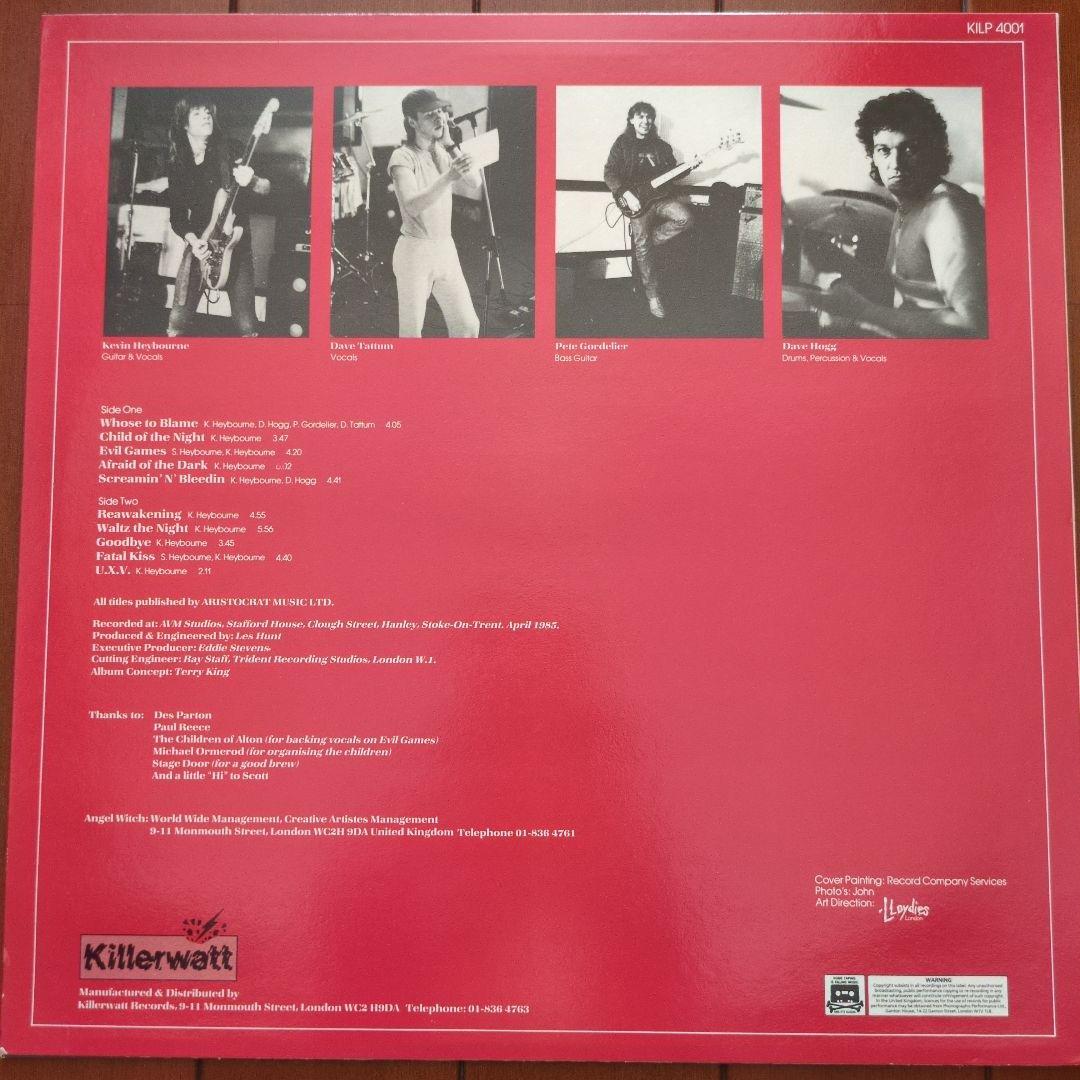 【本国UK盤】Angel Witch / Screamin' N' Bleedi