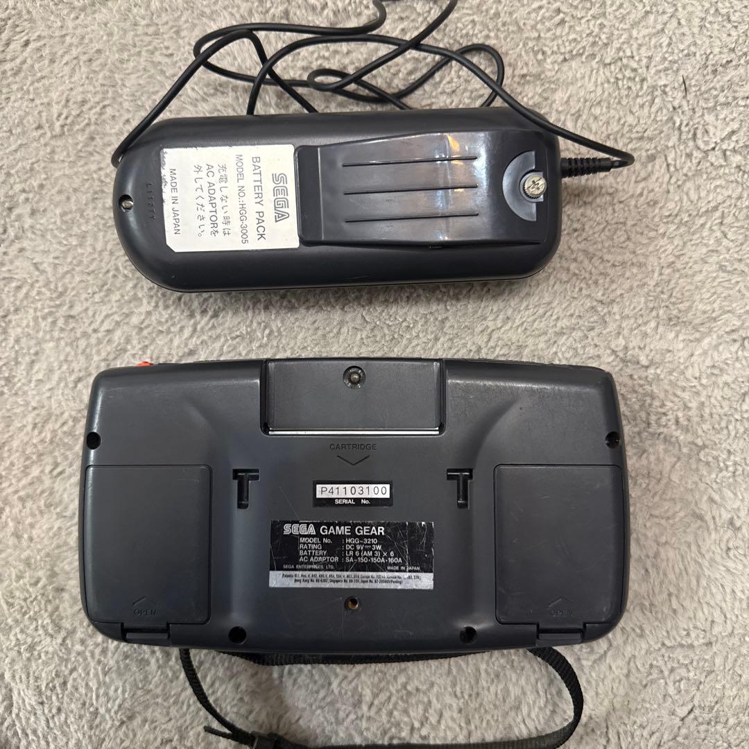【11/23終了】 SEGA GAME GEAR バッテリーパック 通電確認済み