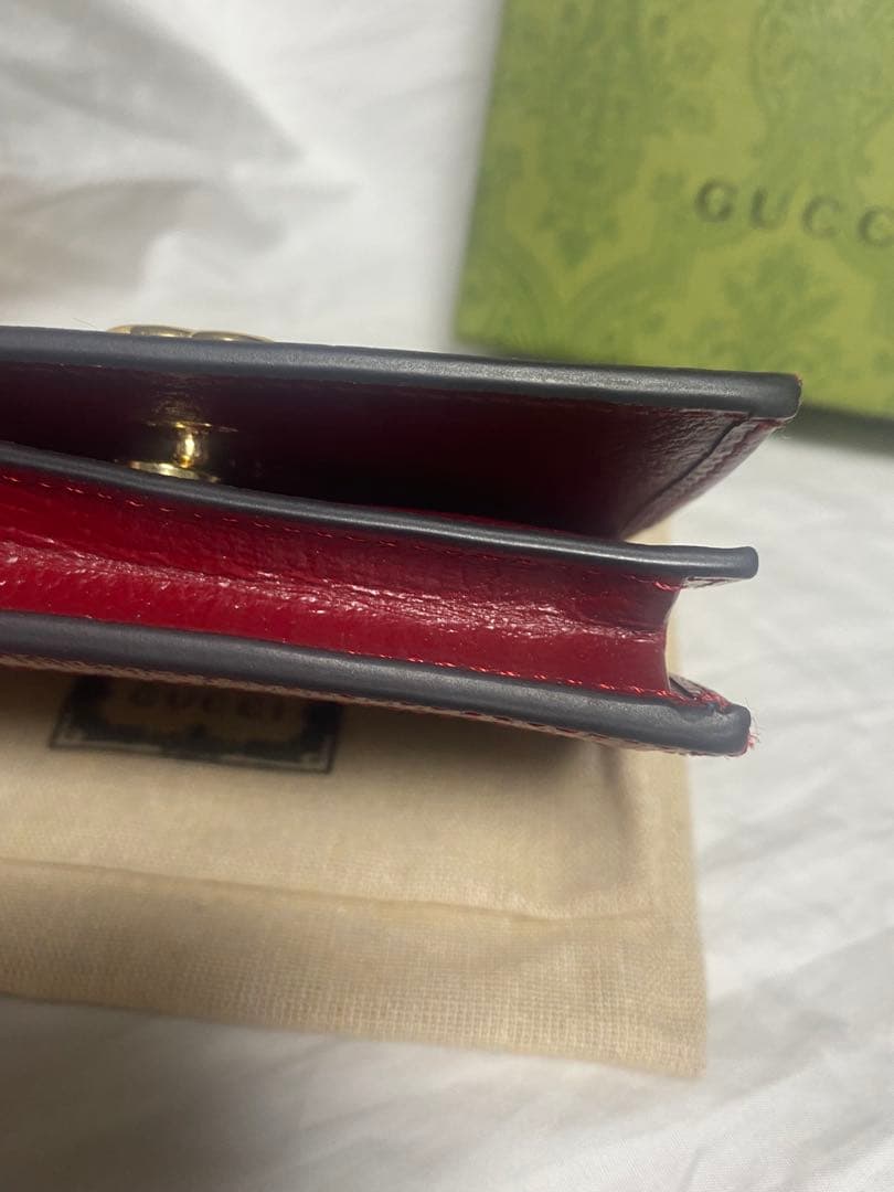 グッチ　GUCCI GG柄 ドラえもん　コラボ ダブルG 2つ折り財布 超美品