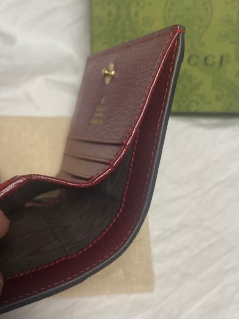 グッチ　GUCCI GG柄 ドラえもん　コラボ ダブルG 2つ折り財布 超美品