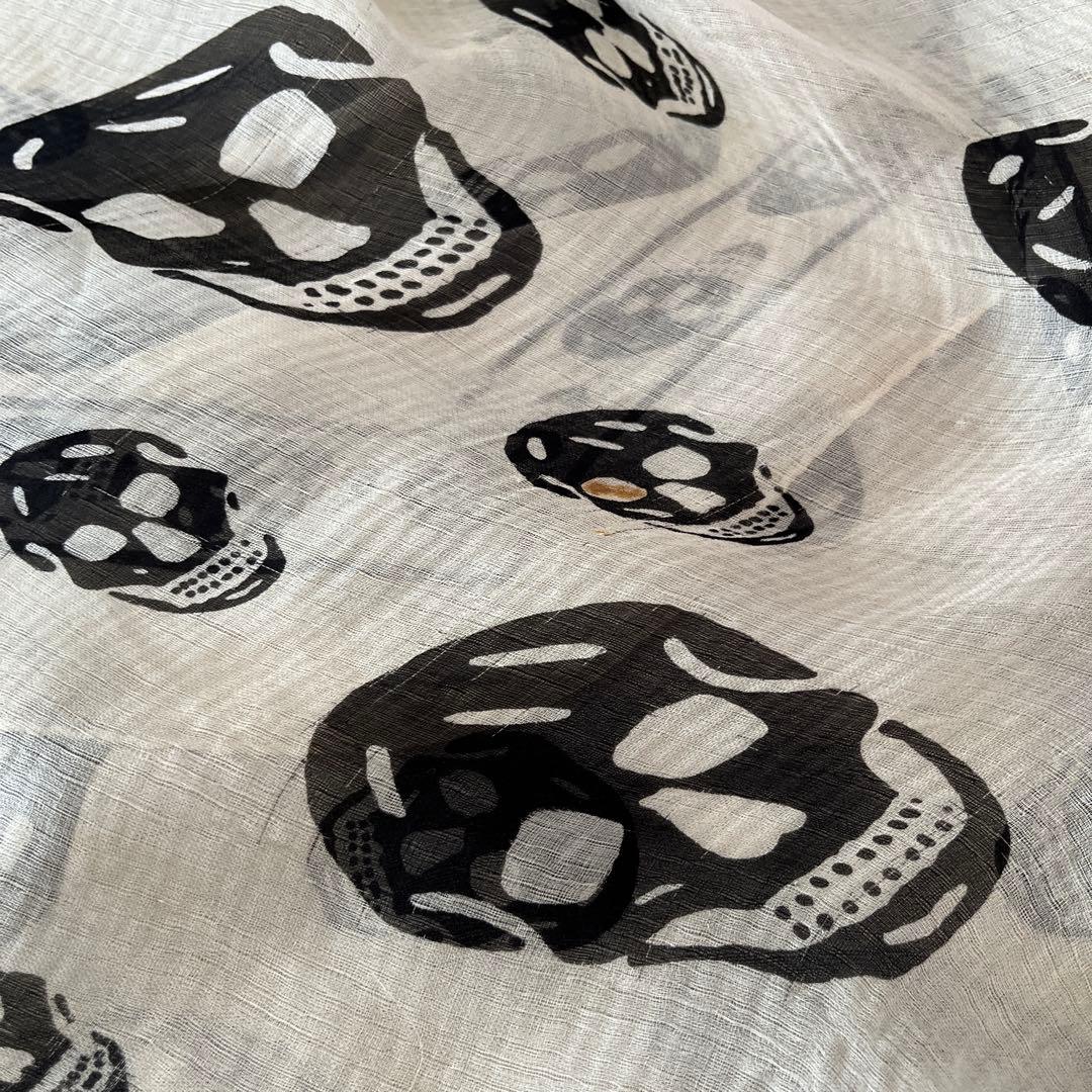 Alexander McQueen スカルプリント ストール