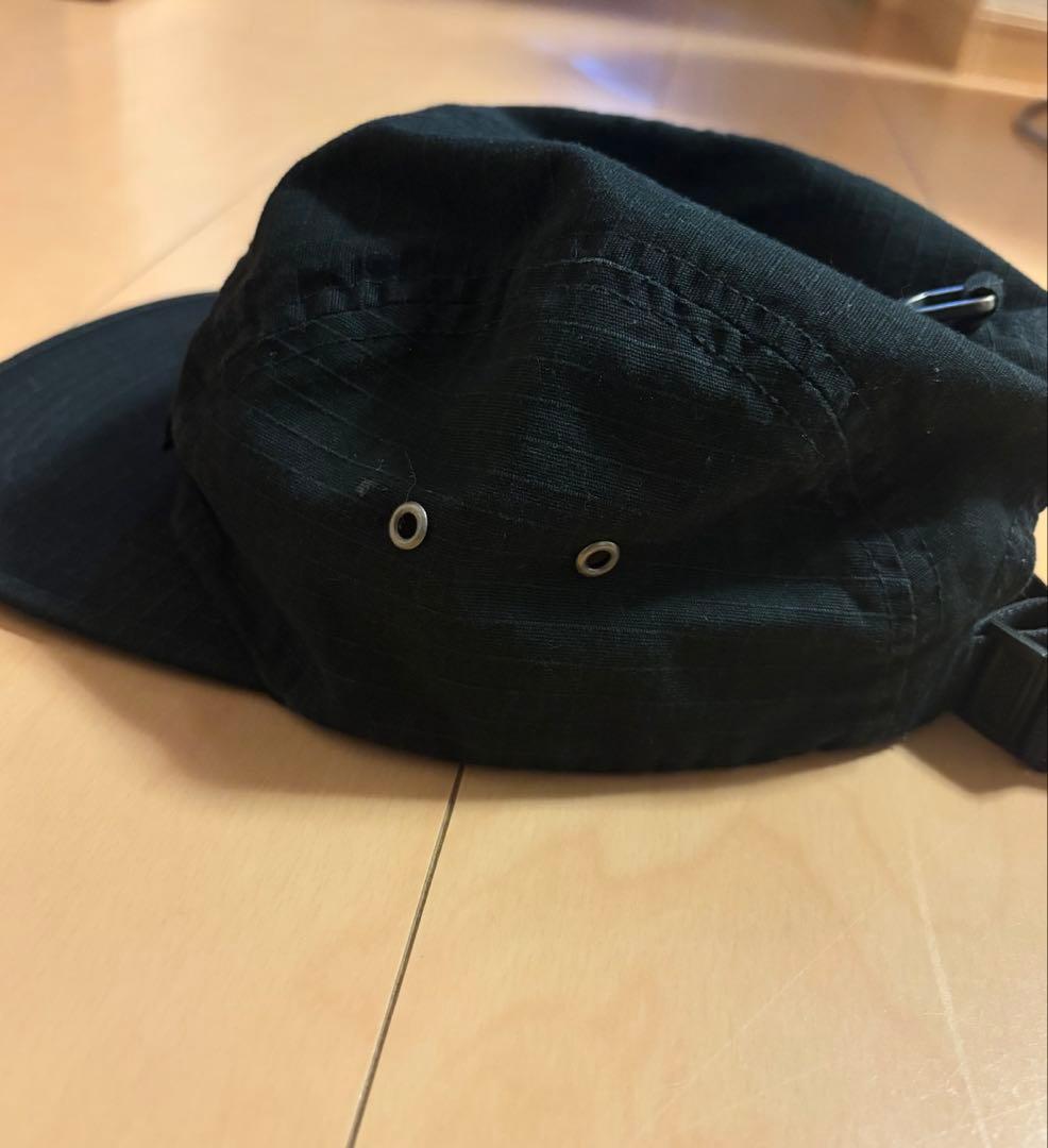 Supreme Camp Cap ブラック ボックスロゴ USA製