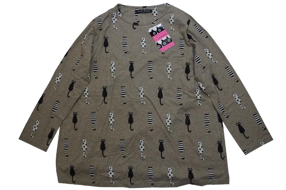 【新品】ワコール/マタノアツコ　ネコパジャマ（L)