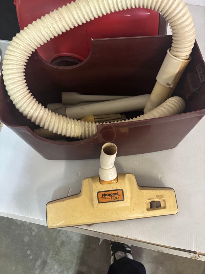 【‼️ ナショナル坊や‼️昭和レトロ‼️】National 掃除機MC-765K