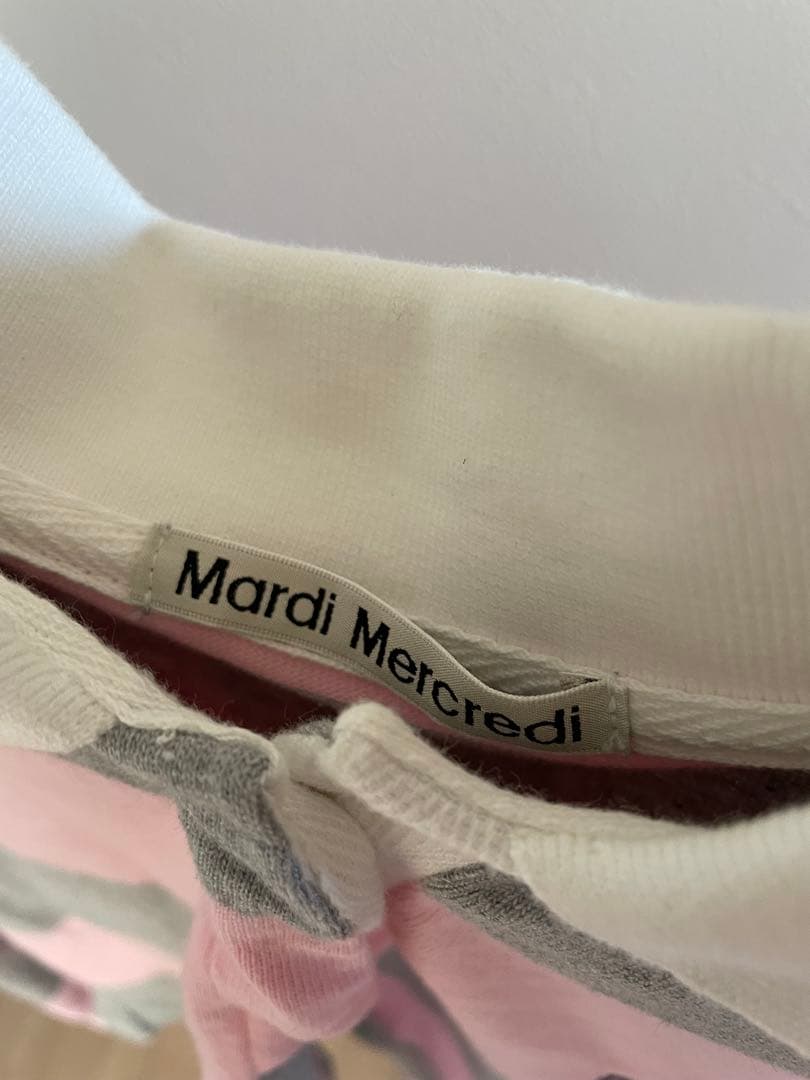 Mardi Mercredi マルディ　ピンク　グレー