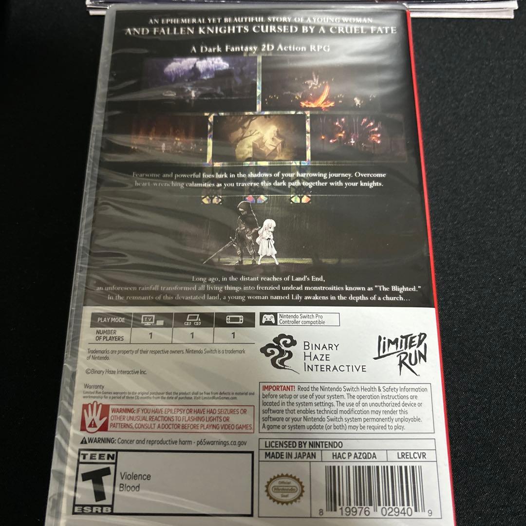 Switch用 ENDER LILIES 北米版 限定版 サントラ無し