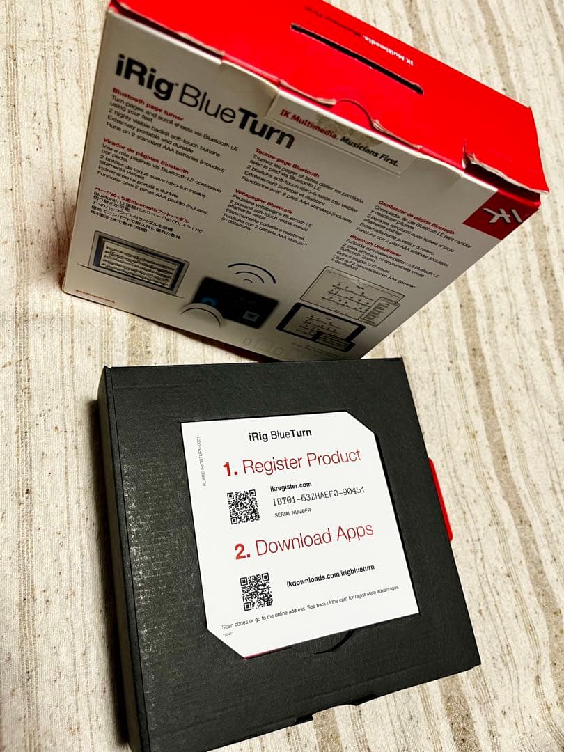 配信機器・PA機器・レコーディング機器 IK Multimedia iRig BlueTurn