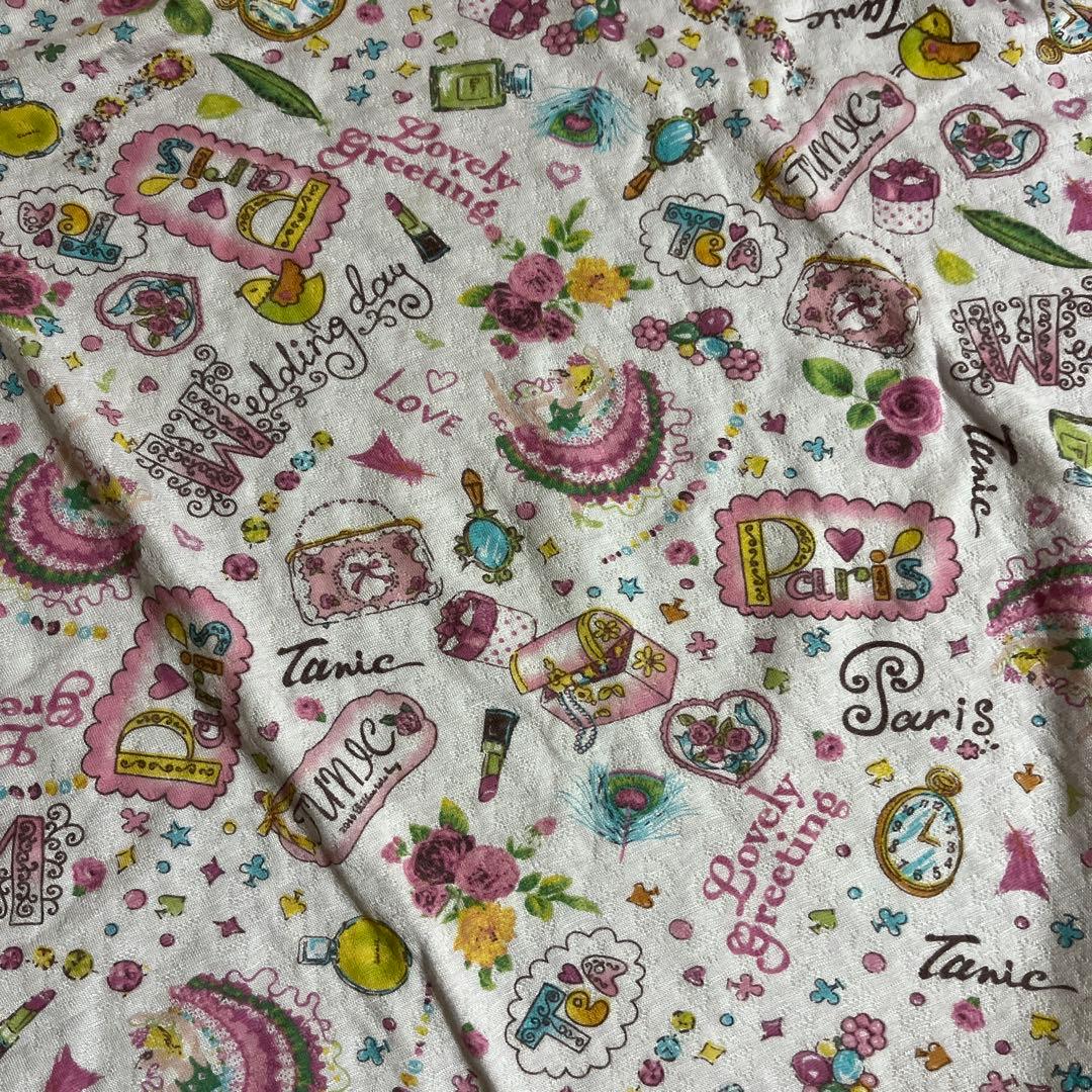 TUNIC 鴨居羊子　アーモンド接結パジャマ　長袖 着丈長め　カルメンナタリア