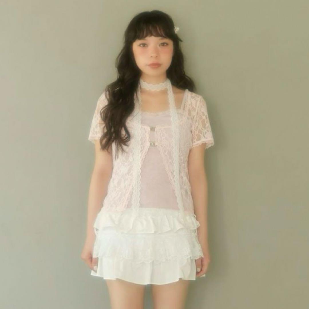 完売品 BUBBLES レースアンサンブル