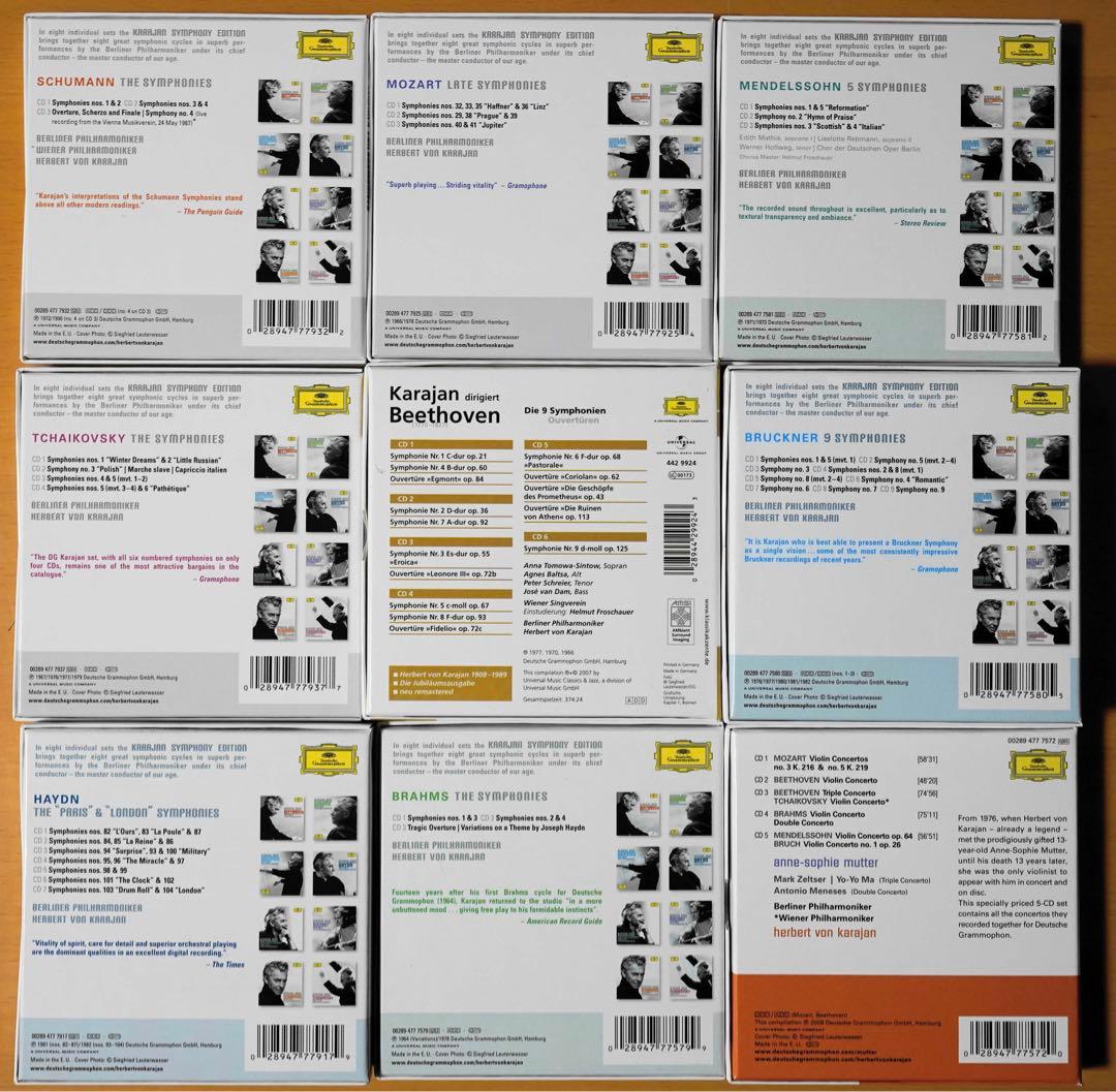 Karajan CD BOX (DG) まとめ