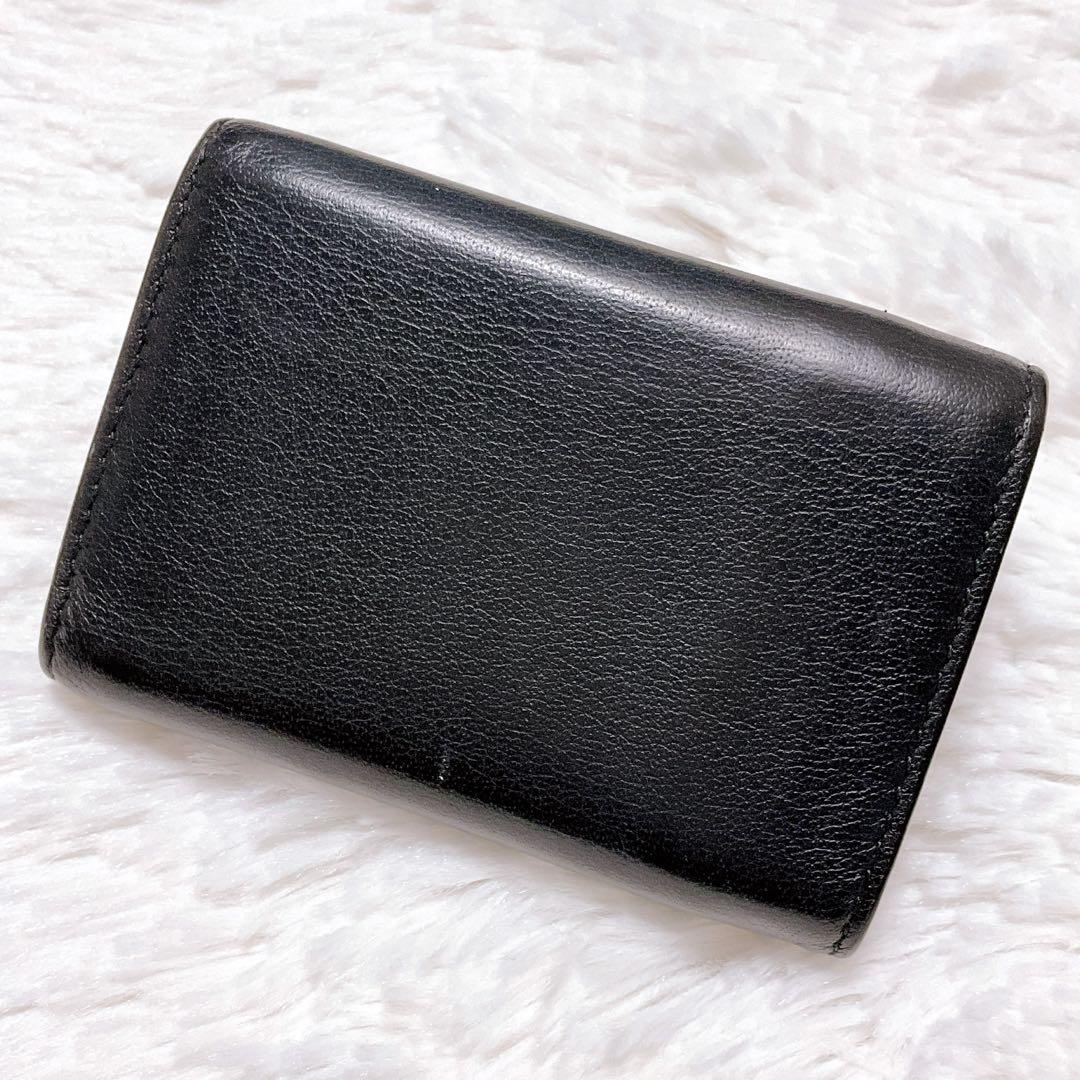⭐︎美品⭐︎バレンシアガ 三つ折り 財布 エブリデイ ペーパー レザー ブラック 箱