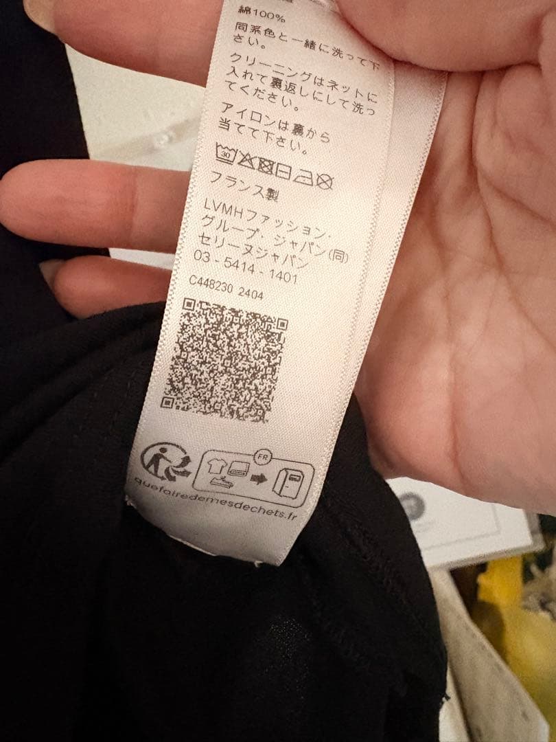 17時迄。最終値下げ『未使用品』CELINE ブラック半袖Tシャツ