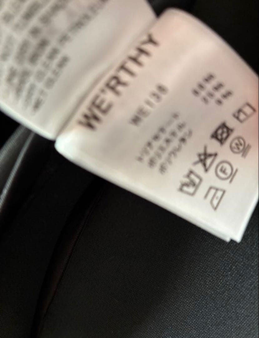 完売品werthyオーバーサイズジャケット　ワーシー　ブラック