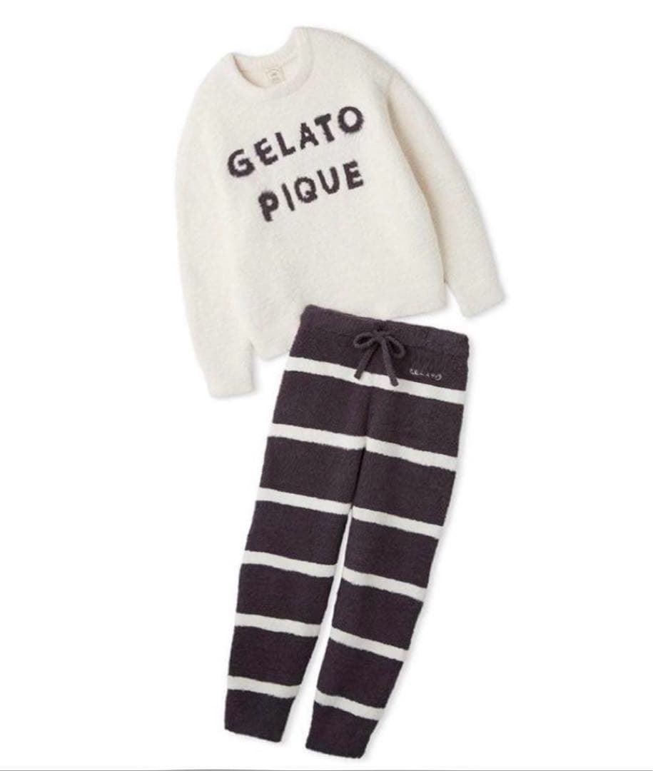 gelato piqueパウダーロゴジャガードセットアップ