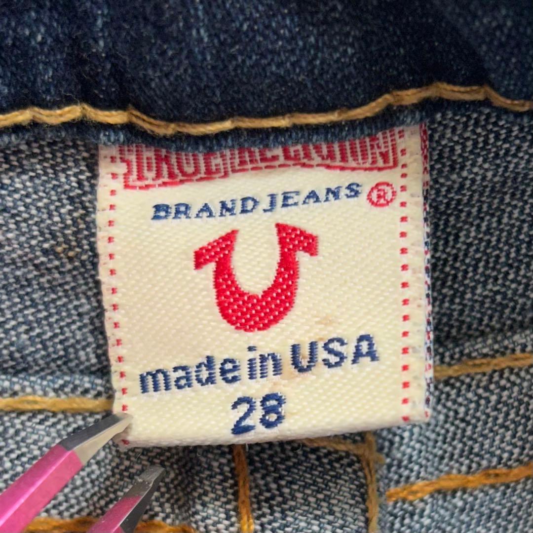 USA製 フレアデニムパンツ 28TRUE RELIGION トゥルーレリジョン
