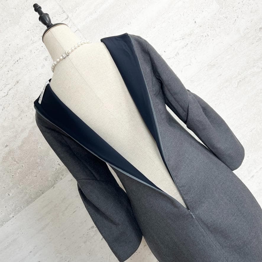 美品★Christian Dior★ヴァージンウール★フレア袖★ワンピース