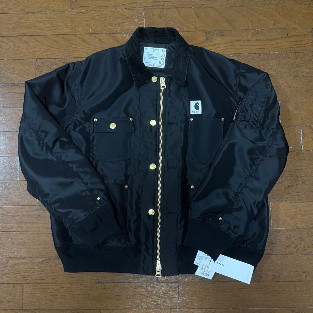 sacai x Carhartt WIP MA-1 ブルゾン サカイ カーハート