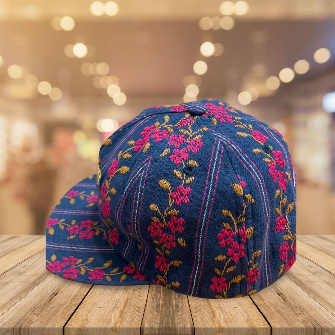 美品　Supreme Flower Jacquard 5-Panel キャップ