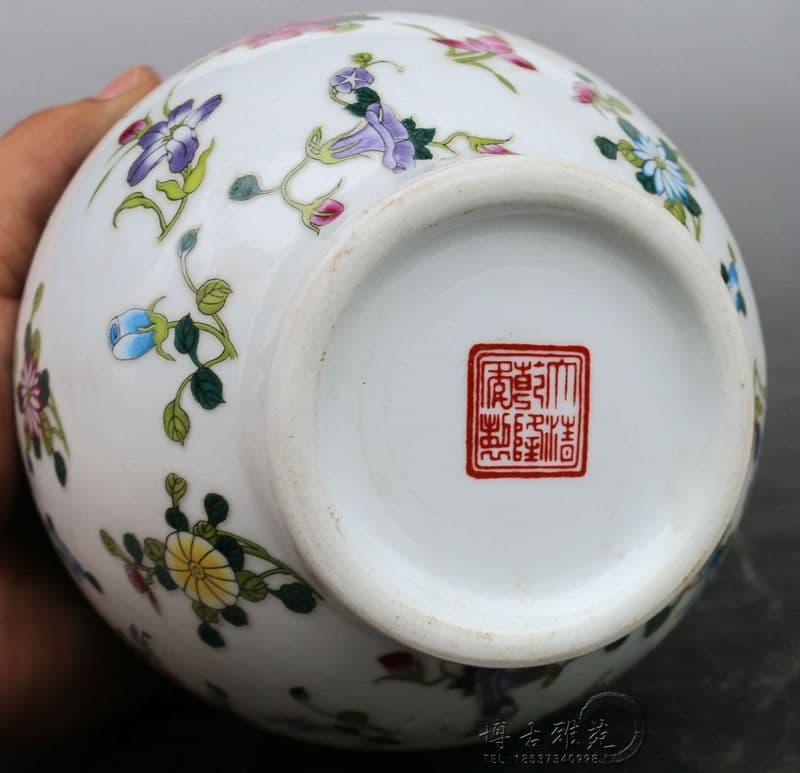乾隆ツルです花瓶 工芸品 美術品 置物