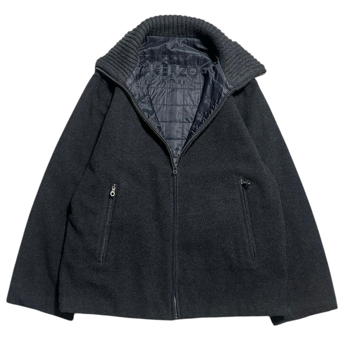 KENZO HOMME ウールブルゾン 中綿ジャケット イタリア製　ケンゾーオム