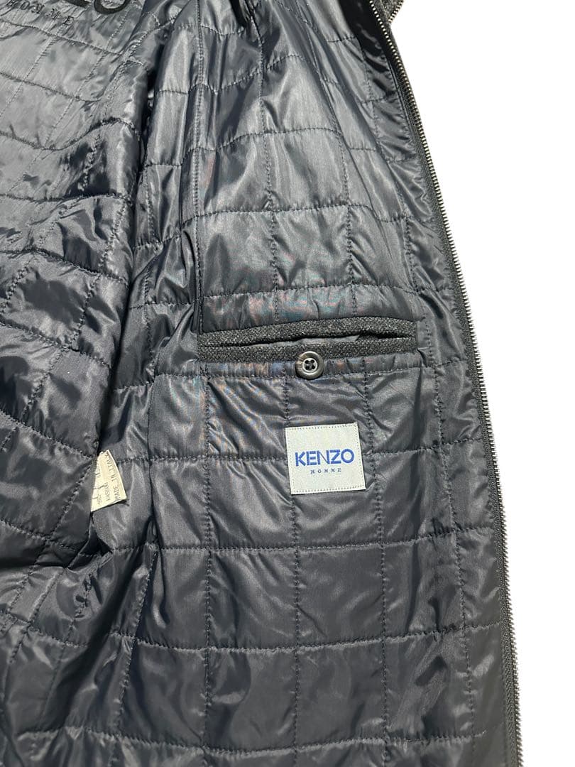 KENZO HOMME ウールブルゾン 中綿ジャケット イタリア製　ケンゾーオム