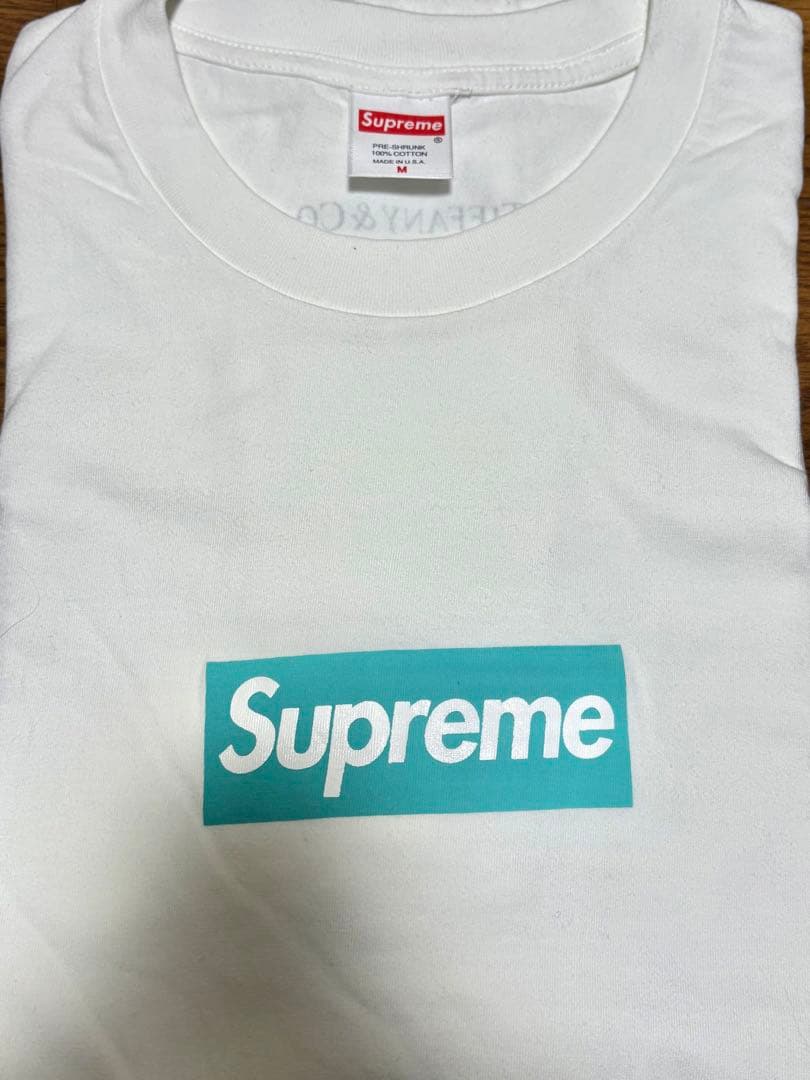 【最終値下げ】Supreme Tiffany box logo tee