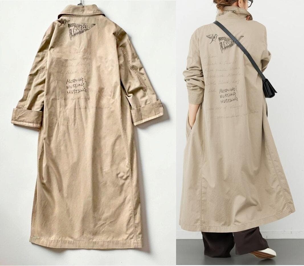 新品同様　179300円　マディソンブルー　25SS　GRAFFITI COAT