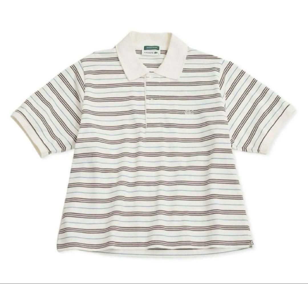 LACOSTE for ADAM ET ROPE' 別注 ポロシャツ ボーダー