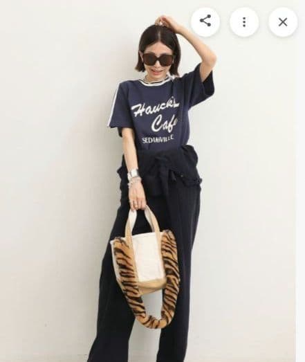 STAMMBAUM LINE TEE ネイビー 半袖 Tシャツ