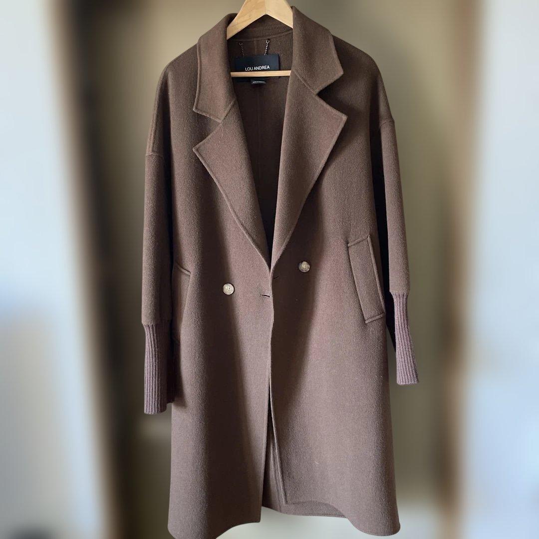 ジャケット・アウター L'Appartement LOU ANDREA RIB WOOL COAT