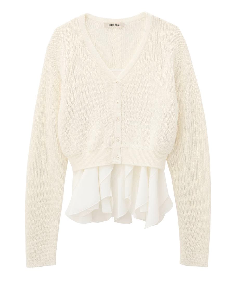 COCO DEAL ラッフルキャミニットセット